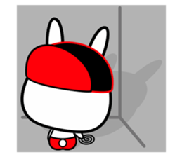 U rabbit brother love perfunctory sticker #6328958