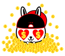 U rabbit brother love perfunctory sticker #6328959