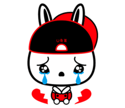 U rabbit brother love perfunctory sticker #6328962