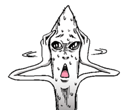 The Alien born in the Earth sticker #6329009