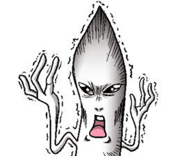 The Alien born in the Earth sticker #6329020