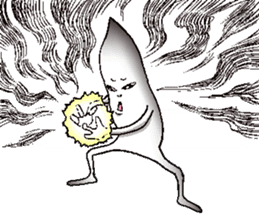 The Alien born in the Earth sticker #6329024