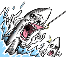 The Alien born in the Earth sticker #6329041