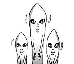 The Alien born in the Earth sticker #6329046