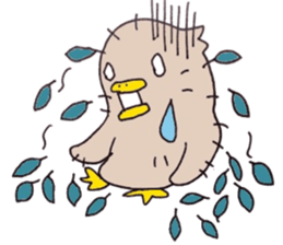 Not call happiness, blue (?) Bird sticker #6329302