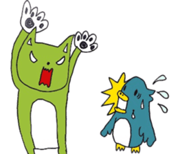 Not call happiness, blue (?) Bird sticker #6329303