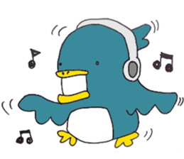 Not call happiness, blue (?) Bird sticker #6329314