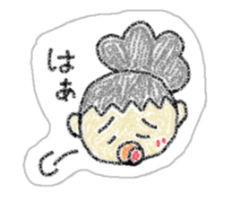 Child sticker of the seal-like woman sticker #6329449