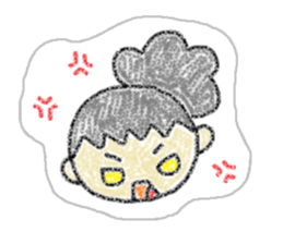 Child sticker of the seal-like woman sticker #6329459