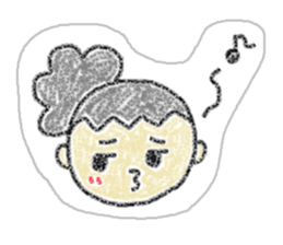 Child sticker of the seal-like woman sticker #6329472