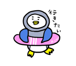 Daily life of  PUPU of the pengin. sticker #6330570