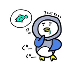 Daily life of  PUPU of the pengin. sticker #6330572