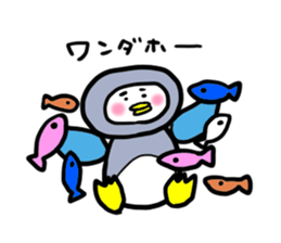 Daily life of  PUPU of the pengin. sticker #6330593