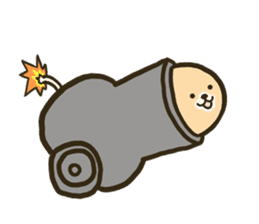 very cute egg dog sticker #6331004