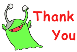 surfing monster sticker #6331084