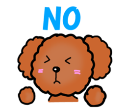 Toy poodle"Niko" sticker #6331409