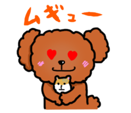 Toy poodle"Niko" sticker #6331435