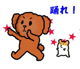 Toy poodle"Niko" sticker #6331447