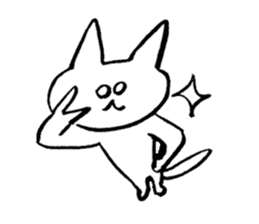shirome cats #02 sticker #6331501