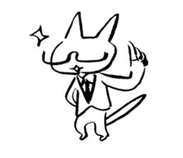 shirome cats #02 sticker #6331502