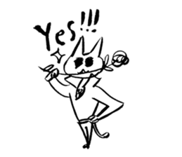 shirome cats #02 sticker #6331524