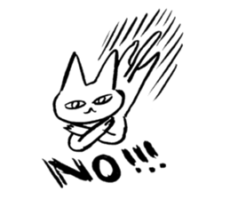 shirome cats #02 sticker #6331525