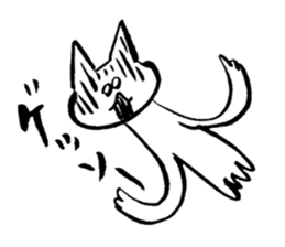 shirome cats #02 sticker #6331526