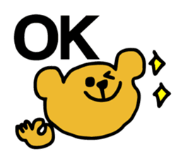 Bear, hamster, chick,Please gather now sticker #6331708