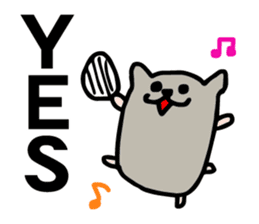 Bear, hamster, chick,Please gather now sticker #6331710