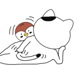 Cat and Sparrow first series sticker #6331817