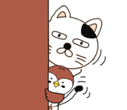 Cat and Sparrow first series sticker #6331822