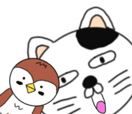 Cat and Sparrow first series sticker #6331823
