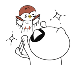 Cat and Sparrow first series sticker #6331833