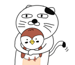 Cat and Sparrow first series sticker #6331841