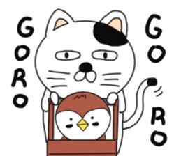 Cat and Sparrow first series sticker #6331845