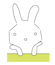 A rabbit is in love 2 sticker #6332012