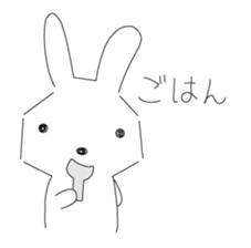 A rabbit is in love 2 sticker #6332028