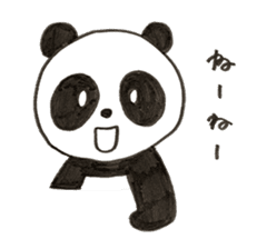 Panda Z sticker #6332053