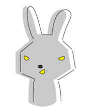 A rabbit is in love sticker #6332266