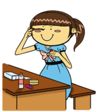 Frieda's Daily Life. sticker #6332331