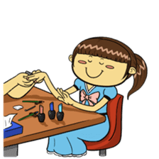 Frieda's Daily Life. sticker #6332343