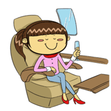 Frieda's Daily Life. sticker #6332356