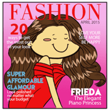 Frieda's Daily Life. sticker #6332367