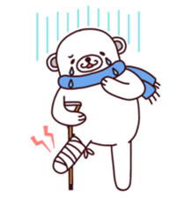 Figure Skating Polar Bear "Rink" sticker #6332384