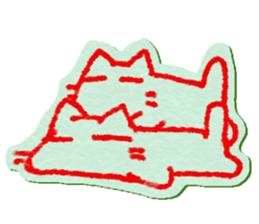 Rakugaki Cat sticker #6333789