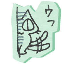 Rakugaki Cat sticker #6333791