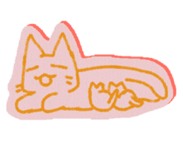 Rakugaki Cat sticker #6333795