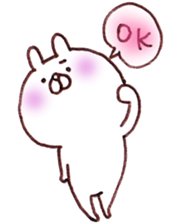 blank rabbit. sticker #6334411