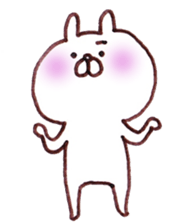 blank rabbit. sticker #6334417