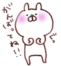 blank rabbit. sticker #6334428
